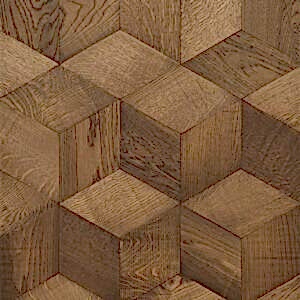 Dice Pattern 3D FB Hout Özel Tasarım